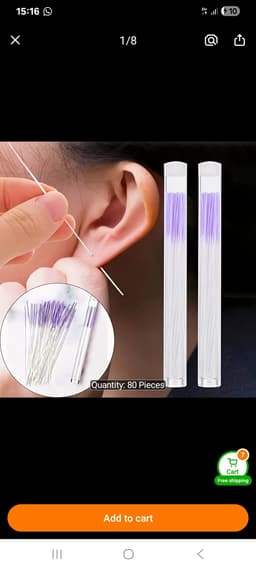 Piercing Cleaning Thread