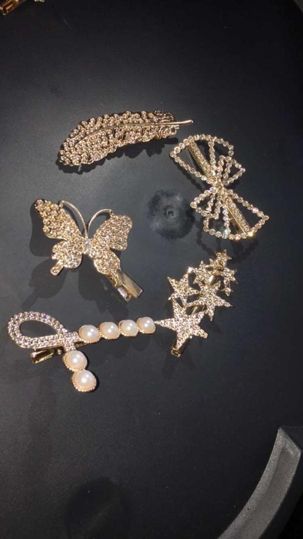 Rhinestones Hair Clips