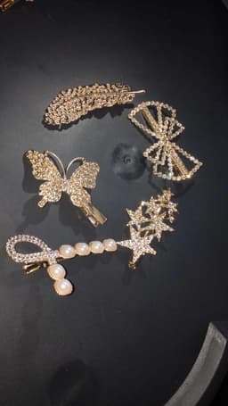 Rhinestones Hair Clips