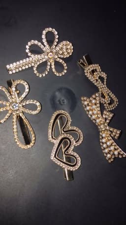 Rhinestones Hair Clips
